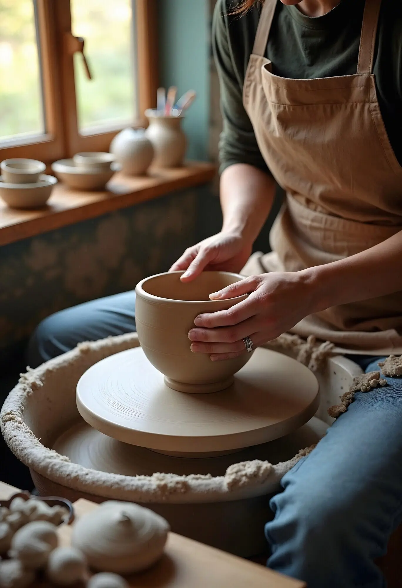 Schöne Töpferarbeit